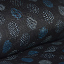 水玉のような丸文様宮古上布 質感・風合