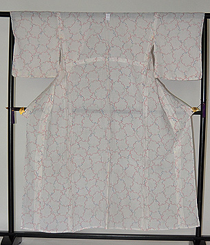 雪輪紋小千谷縮