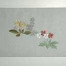 早春の図刺繍名古屋帯