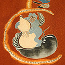 大津絵名古屋帯