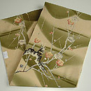 遠山に槍梅文様名古屋帯