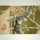 遠山に槍梅文様名古屋帯