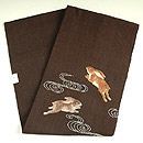 波兎刺繍名古屋帯　帯裏