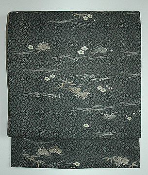 松竹梅染名古屋帯