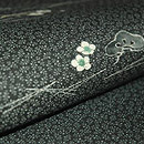 松竹梅染名古屋帯　質感・風合