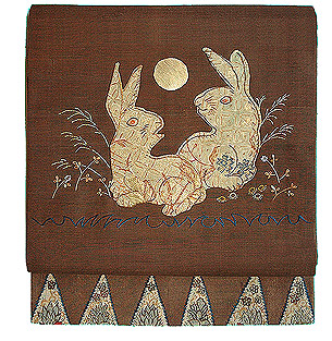 「月夜の恋」名古屋帯