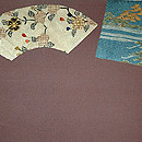 切り嵌め開き名古屋帯　前中心