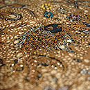 バティックビーズ刺繍名古屋帯