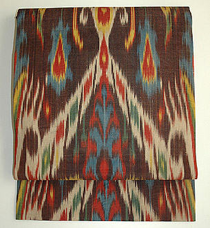 ウズベキスタンアドラス名古屋帯