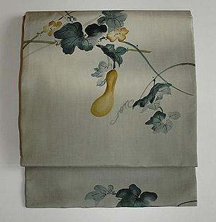 糸瓜柄名古屋帯