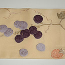 果物籠柄刺繍名古屋帯