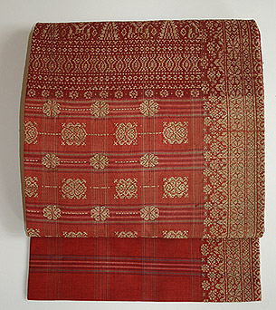 インドネシアモール織名古屋帯