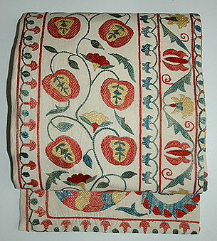 ウズベキスタンスザニ名古屋帯