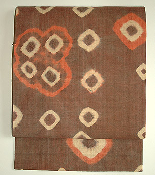 トラジャ絞り名古屋帯