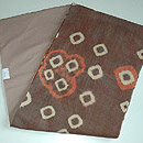 トラジャ絞り名古屋帯　帯裏