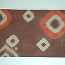 トラジャ絞り名古屋帯　前中心