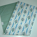 スズラン柄ヨーロッパ更紗名古屋帯　帯裏