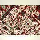 ラオス名古屋帯　前中心