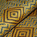 菱形文様カンタ刺繍名古屋帯　質感・風合