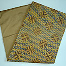 菱形文様カンタ刺繍名古屋帯　帯裏