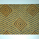 菱形文様カンタ刺繍名古屋帯　前中心