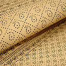 銅版風染め名古屋帯　質感・風合