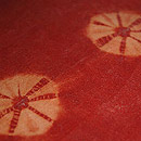 茜染め名古屋帯