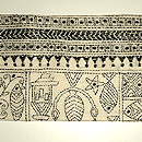 インドカンタワーク名古屋帯　前中心