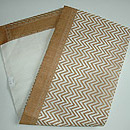 幾何学紋様名古屋帯　帯裏