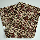 インド更紗白地名古屋帯　帯裏