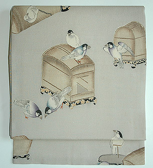 江戸縮緬名古屋帯