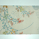 江戸縮緬名古屋帯　前中心