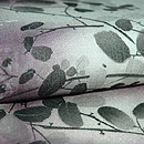 萩柄染め名古屋帯　質感・風合