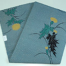 あざみ柄染め名古屋帯　帯裏