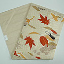 秋色いっぱい名古屋帯　帯裏