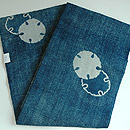 筒描名古屋帯　帯裏