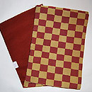 市松柄袋帯　帯裏