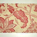 イギリス木綿染名古屋帯　前中心