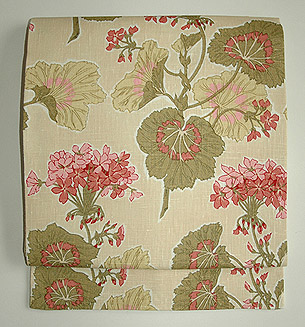 イギリス木綿染名古屋帯