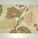 イギリス木綿染名古屋帯　前中心