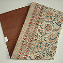 インド更紗名古屋帯　帯裏