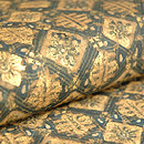 金更紗開名古屋帯　質感・風合