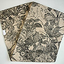 イギリス木綿染名古屋帯　帯裏