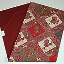 ジャワ更紗名古屋帯　帯裏