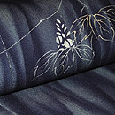 葛の図名古屋帯　質感・風合