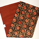 インド更紗名古屋帯　帯裏