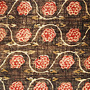 インド更紗名古屋帯　前中心