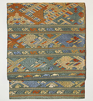 ラオス紋織り名古屋帯