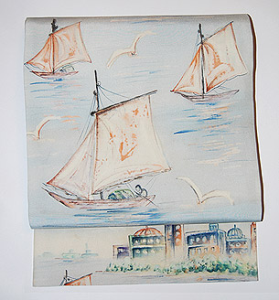 波止場の図名古屋帯