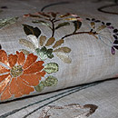 総刺繍名古屋帯　質感・風合